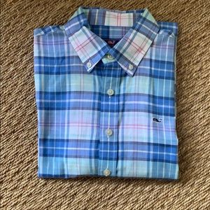Vineyard Vines Boys Whale Shirt Size 16/L